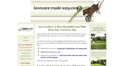 Desktop Screenshot of lawncare-made-easy.com