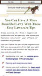 Mobile Screenshot of lawncare-made-easy.com